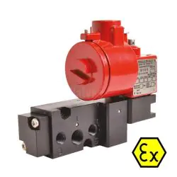 Namur Pilot Solenoid Valve ATEX Approved with Ex coil.
