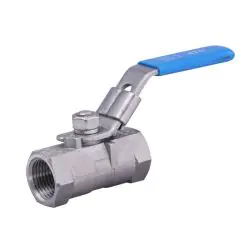 Stainless Steel Ball Valve 1 Piece Reduced Bore Female / Female