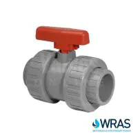 WRAS Approved ABS Double Union Ball Valve - 1