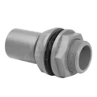 ABS Imperial Inch Tank Connector x Male Thread - 0
