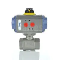 Air Actuated Stainless Steel 2-Piece Ball Valve 1/4"-2" - 2