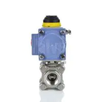 Air Actuated Stainless Steel 3-Piece Ball Valve 1/4”-2” - 2