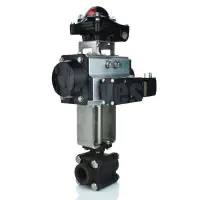 Air Operated Carbon Steel Steam Duty Ball Valve - 3