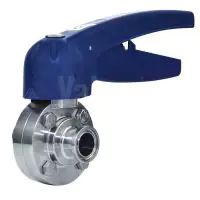 Bardiani Clamp End Hygienic Butterfly Valve - 0