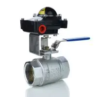 Brass Manual Ball Valve with Limit Switchbox - 0