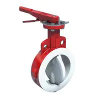 Bray Series 22 Wafer Butterfly Valve - PTFE Disc & Liner - 0