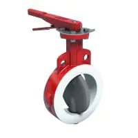 Bray Series 22 Wafer Butterfly Valve - Stainless Steel Disc & PTFE Liner - 0