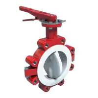 Bray Series 23 Lugged ANSI 150 Butterfly Valve - PTFE Disc & Liner - 0