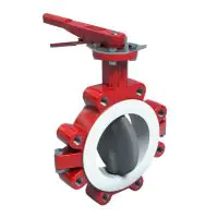 Bray Series 23 Lugged ANSI 150 Butterfly Valve - Stainless Steel Disc & PTFE Liner - 0