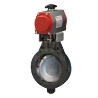 Bray Pneumatic Actuated Butterfly Valve Series 40 Double Offset Carbon Steel - 0