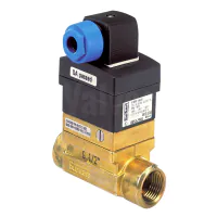 Burkert Type 8030 Brass Inline Flowmeter for Continuous Measurement - 1