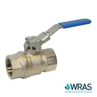 Brass Ball Valve with Blue Lockable Lever - 0