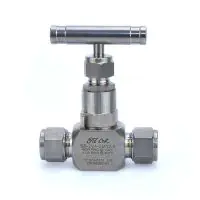 Compression Ended 316 Stainless Steel Needle Valve 6000 PSI - 1