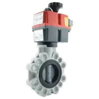 Electric Actuated Durapipe FK Butterfly Valve - ABS Disc - J+J Actuator - 0