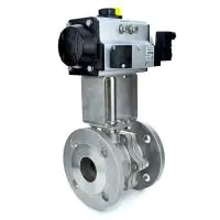 Economy Air Operated Flanged PN16 and ANSI 150 Steam Ball Valve - 3