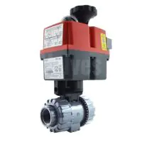 Electric Actuated Durapipe VKD ABS Ball Valve - with J+J Actuator - 0