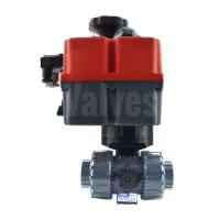 Electric Actuated Durapipe VKD ABS Ball Valve - with J+J Actuator - 2
