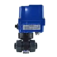 Electric Actuated Durapipe VKD PVC Ball Valve - with HQ004 Actuator - 2
