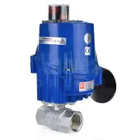 Electric Actuated Economy Screwed 2 Way Brass Ball Valve - 3