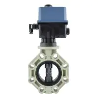 Electric Actuated Industrial PVC Butterfly Valve - 1