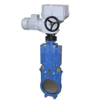 Electric Actuated Knife Gate Valve - Cast Iron - 0