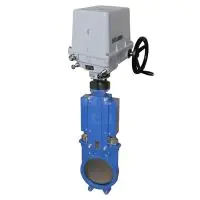 Electric Actuated Knife Gate Valve - Cast Iron - 1