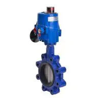 Electric Actuated Lugged PN16 Butterfly Valve - NBR Lined - 0