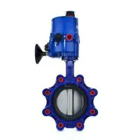 Electric Actuated Lugged PN16 Butterfly Valve - NBR Lined - 1