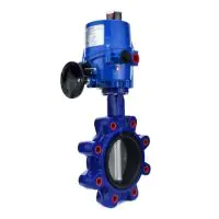 Electric Actuated Lugged PN16 Butterfly Valve - NBR Lined - 3