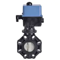 Electric Actuated Extreme Butterfly Valve, PP-H Disc - 1