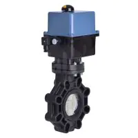 Electric Actuated Extreme Butterfly Valve, PP-H Disc - 0