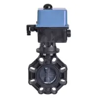 Electric Actuated Extreme Butterfly Valve, PVC-U Disc  - 1