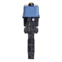 Electric Actuated Extreme Butterfly Valve, PVC-U Disc  - 2