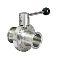 Hygienic Clamp Ended Butterfly Valve - 1
