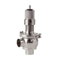 Inoxpa 74700 Hygienic Overflow Relief Valve with Lever Top - 1
