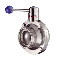 Inoxpa 6400 Hygienic CIP Port Ball Valve 2 position Manual Lever - 0