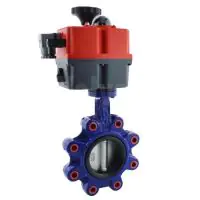 J+J Electric Actuated Lugged Butterfly Valve - 0