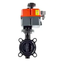 J+J Electric Actuated PVC Butterfly Valve - 2