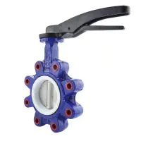 Ductile Iron Lugged Butterfly Valve - PTFE Liner - 0