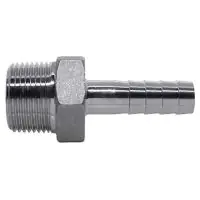 NPT Stainless Steel Reducing Hose Tail - 0