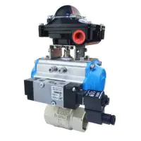 Pneumatic Actuated WRAS Approved Brass Ball Valve – Economy Range - 5