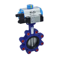 Pneumatic Actuated Economy Lugged Pattern Butterfly Valve - WRAS Approved - 3