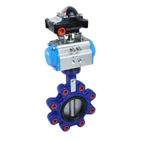 Pneumatic Actuated Economy Lugged Pattern Butterfly Valve - WRAS Approved - 4
