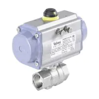 Air Actuated Stainless Steel 2-Piece Ball Valve 1/4"-2" - 0