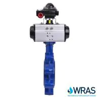 Pneumatic Actuated WRAS Lugged PN16 Butterfly Valve - 4