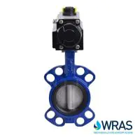 Pneumatic Actuated WRAS Approved Wafer Pattern Butterfly Valve - 1