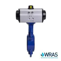 Pneumatic Actuated WRAS Approved Wafer Pattern Butterfly Valve - 2