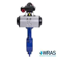 Pneumatic Actuated WRAS Approved Wafer Pattern Butterfly Valve - 4