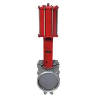 Pneumatic Operated Bray/VAAS Wafer PN10 Uni-Directional Knife Gate Valve - 0