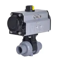 Extreme Pneumatic Actuated Ball Valve PVC-C Body - 0